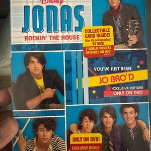 Disney Jonas Rockin' the House DVD with Blue and Red Accents